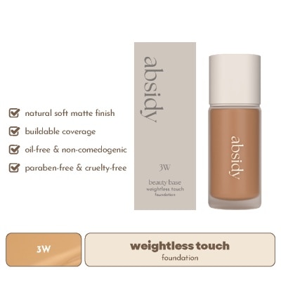ABSIDY - ABSIDY Beauty Base Weightless Touch Foundation 3W 30ml