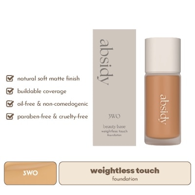 ABSIDY ABSIDY Beauty Base Weightless Touch Foundation 3WO 30ml