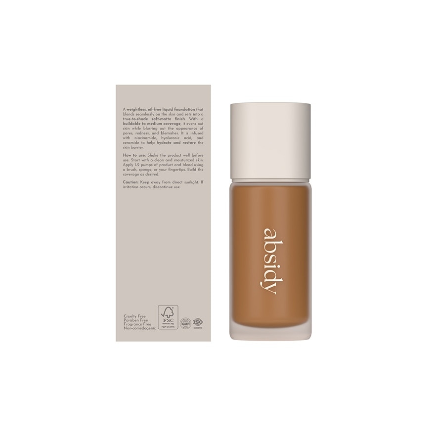 ABSIDY Beauty Base Weightless Touch Foundation 4W 30ml