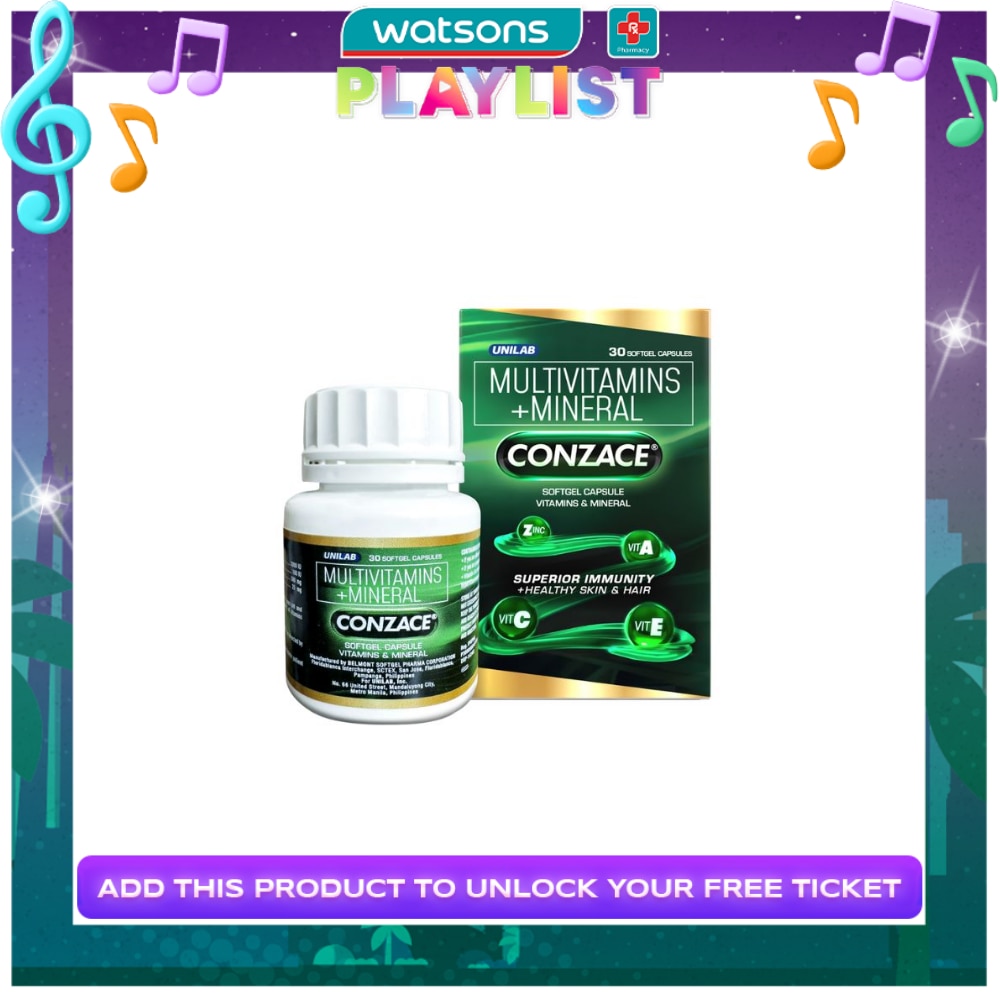 CONZACE Softgel 30 Capsules