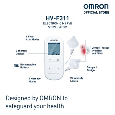 OMRON OMRON HV-F311 Heated Tens Massager - Electric Nerve Stimulator
