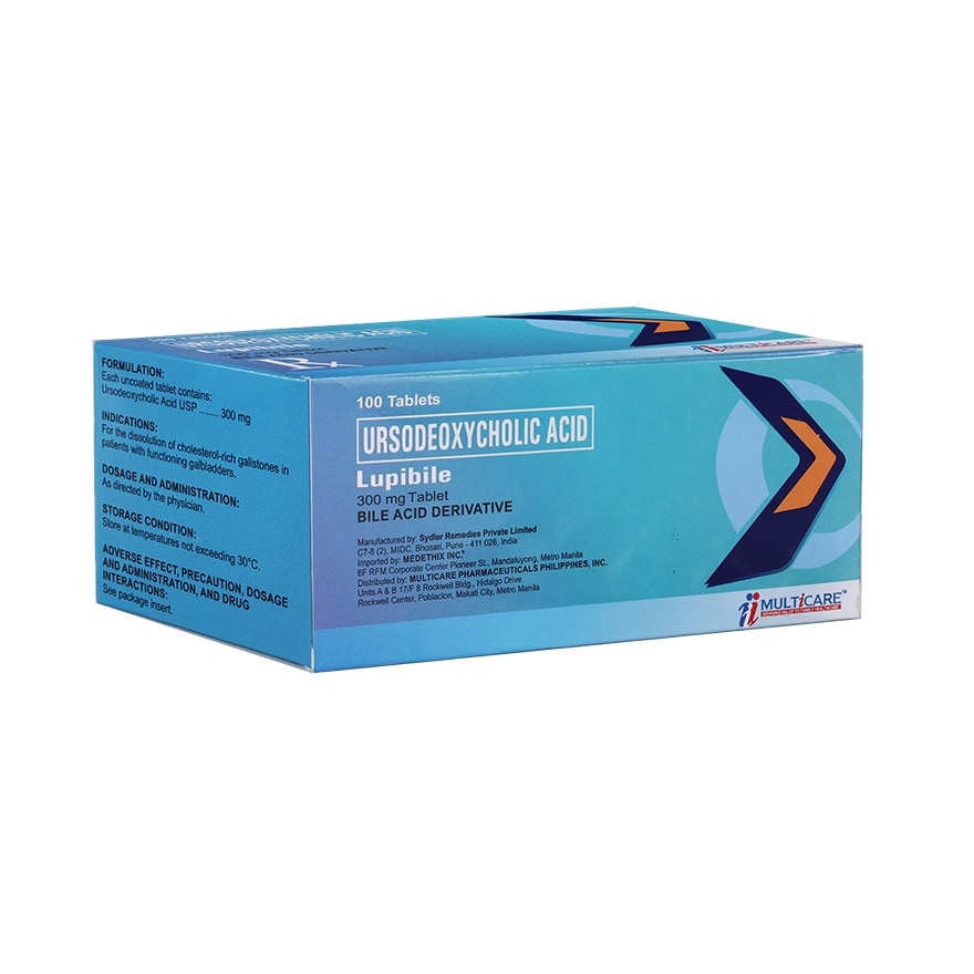 LUPIBILE Ursodeoxycholic Acid 300mg Tablet Sold Per Piece