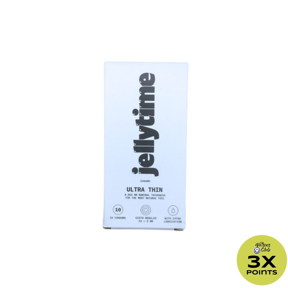 JELLYTIME Ultra-Thin Condoms Pack 10s