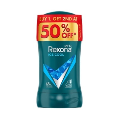 REXONA REXONA Men Deodorant Stick Ice Cool 40g Buy 1, Get 2nd at 50% off