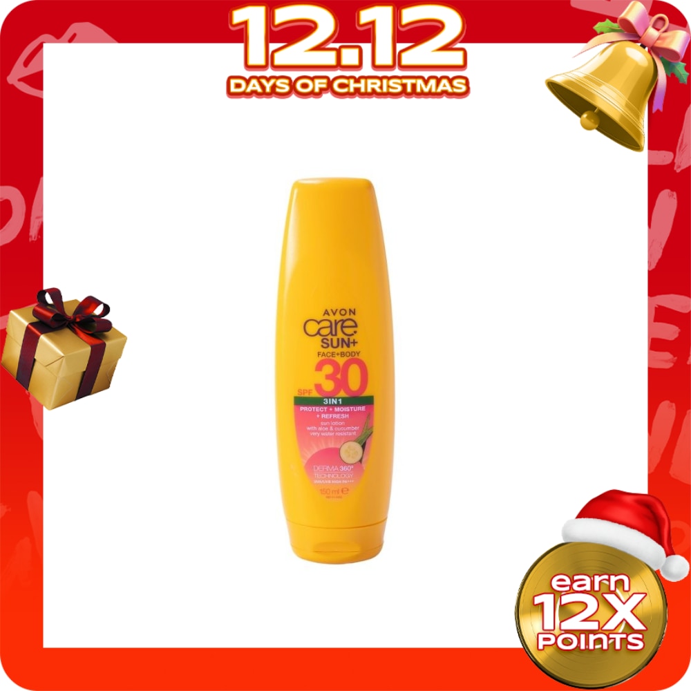 AVON Care Face + Body Moisturizing Sun Lotion SPF30 150ml