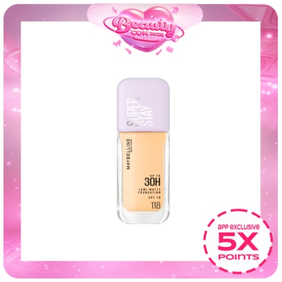 MAYBELLINE - MAYBELLINE SuperStay Lumi Matte Foundation SPF16 PA+++ 118 12ml