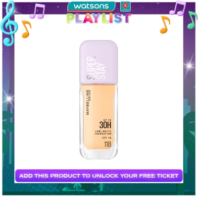 MAYBELLINE MAYBELLINE SuperStay Lumi Matte Foundation SPF16 PA+++ 118 12ml