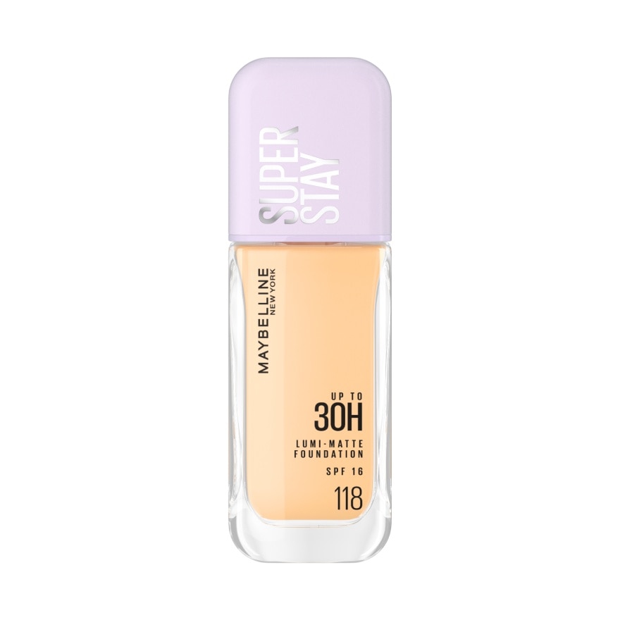MAYBELLINE SuperStay Lumi Matte Foundation SPF16 PA+++ 118 12ml
