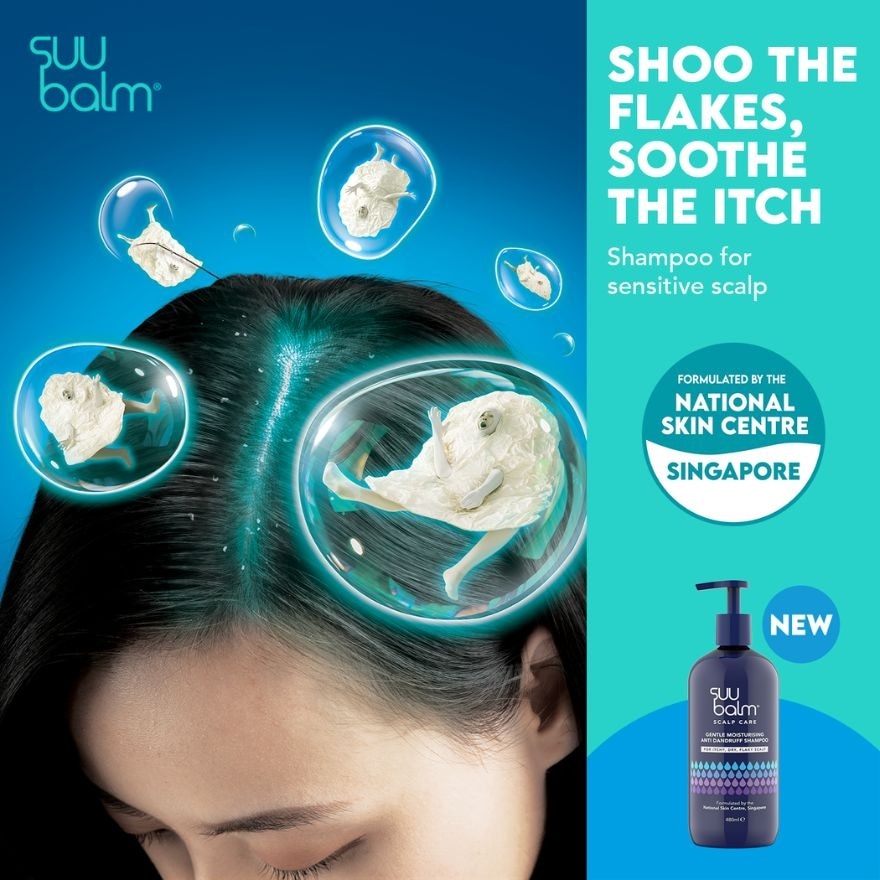 SUU BALM Gentle Moisturizing Anti-Dandruff Shampoo 480ml