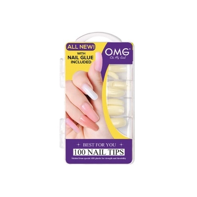 OMG OMG Nail Tips with Nail Glue E25F100N
