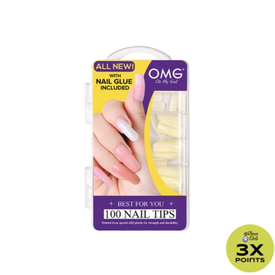 OMG OMG Nail Tips with Nail Glue E41F100N