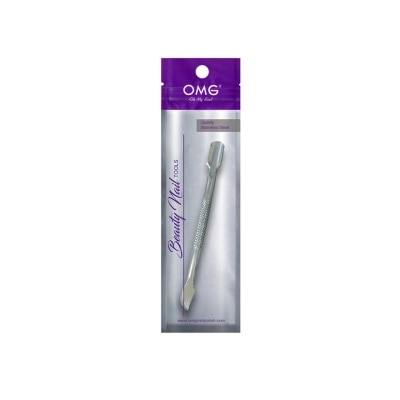OMG OMG Steel Cuticle Pusher Fingernails and Toenails Suitable