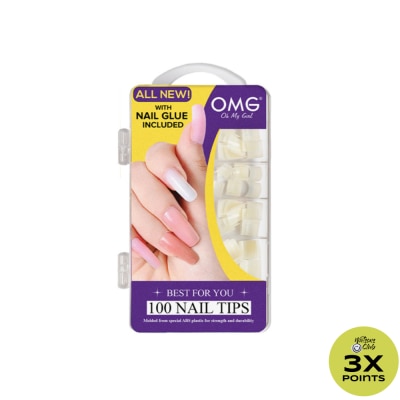 OMG OMG Nail Tips with Nail Glue E49F100N