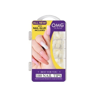 OMG OMG Nail Tips with Nail Glue E49F100N
