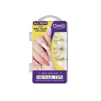 OMG OMG Nail Tips with Nail Glue E45F100N