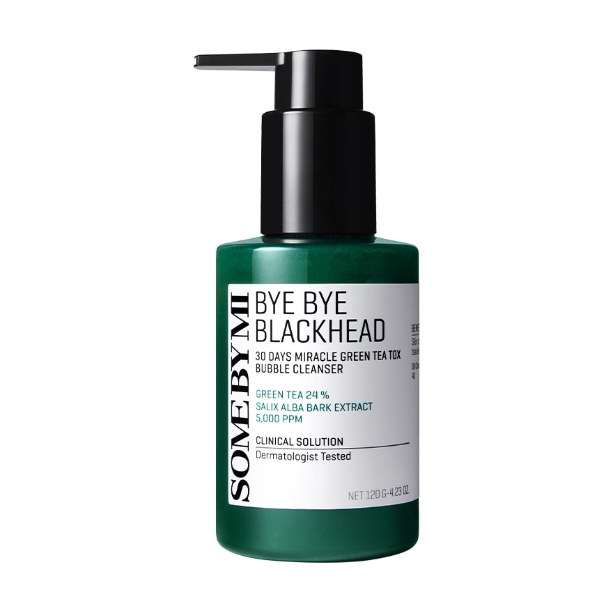 SOME BY MI Bye Bye Blackhead 30 Days Miracle GreenTea Bubble Cleanser 120g