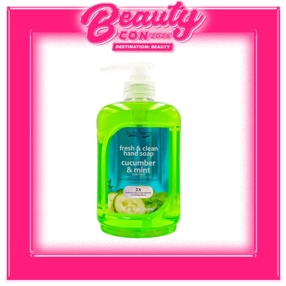 BODY TREATS Fresh And Clean Cucumber & Mint Scented 750ml