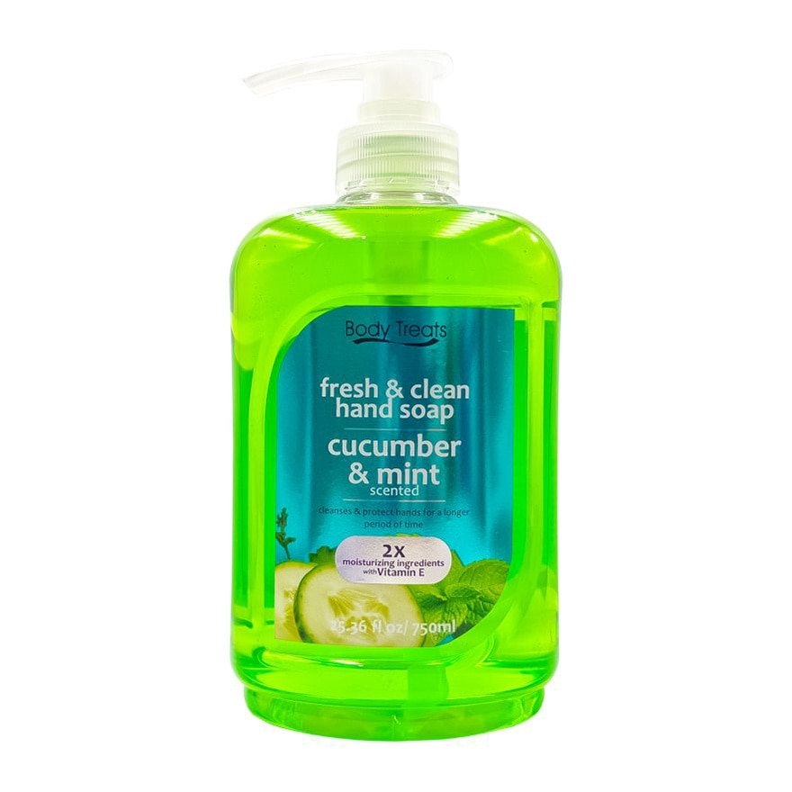 BODY TREATS Fresh And Clean Cucumber & Mint Scented 750ml