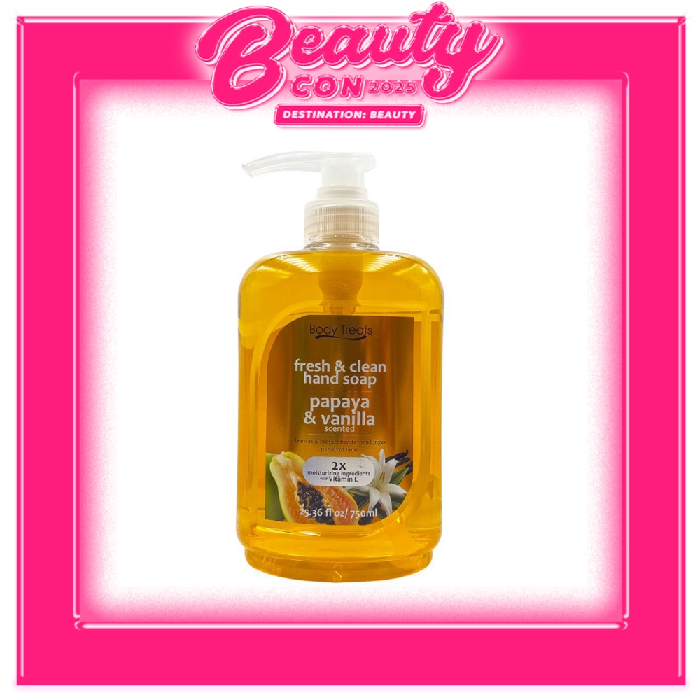 BODY TREATS Fresh And Clean Papaya & Vanilla Scented 750ml