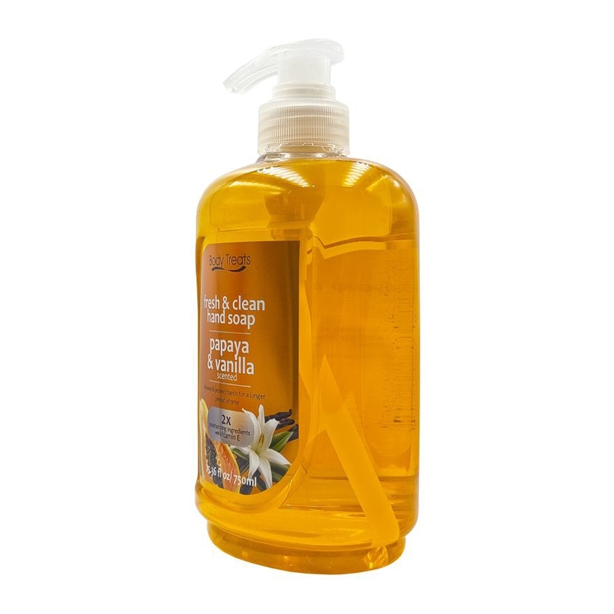 BODY TREATS Fresh And Clean Papaya & Vanilla Scented 750ml