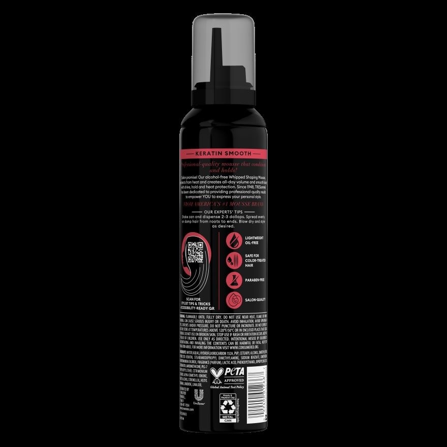 TRESEMME Keratin Smooth Weightless Whipped Shaping Mousse 198g