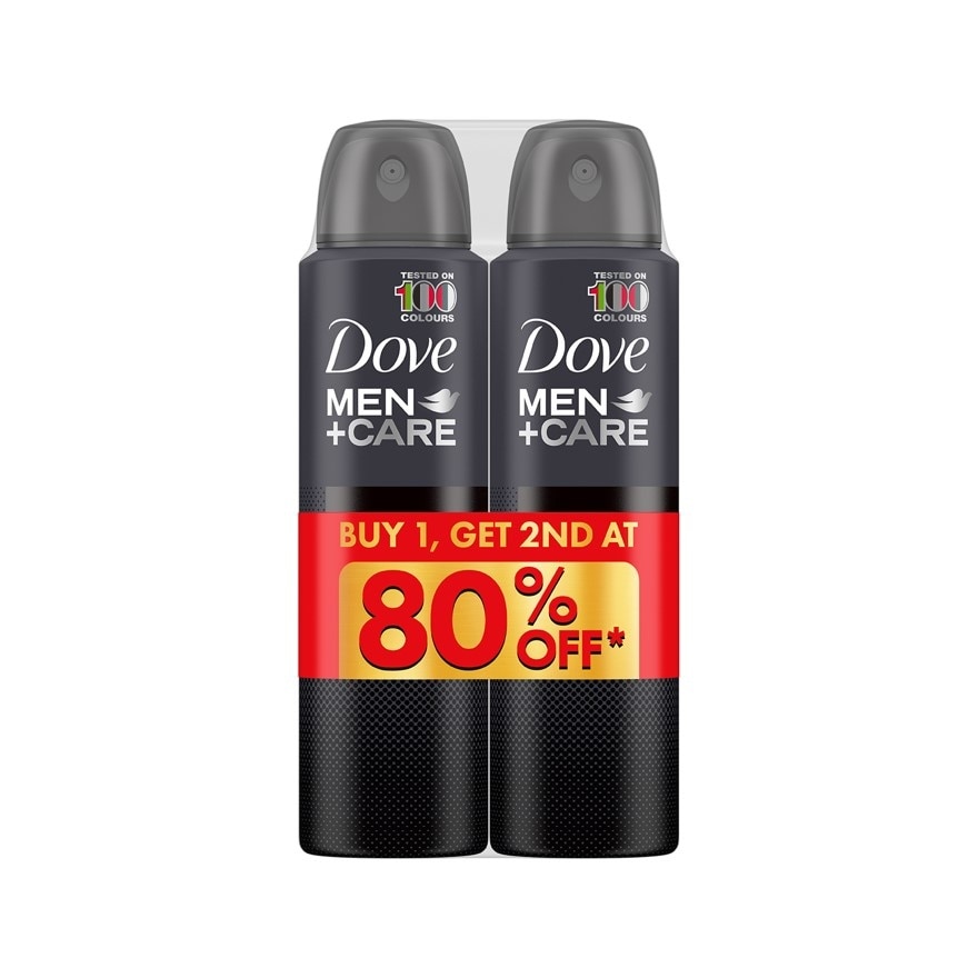 DOVE Men + Care Invisible Dry Antiperspirant Aerosol 135ml Bundle