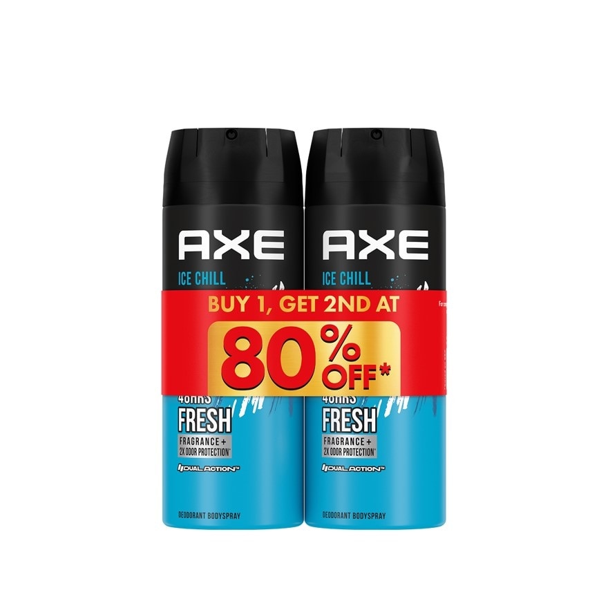 AXE Ice Chill Deodorant Body Spray 135ml Bundle