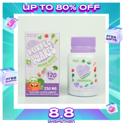 PURPLE HEARTS PURPLE HEARTS Veggie Boost 250mg 120 Tablets