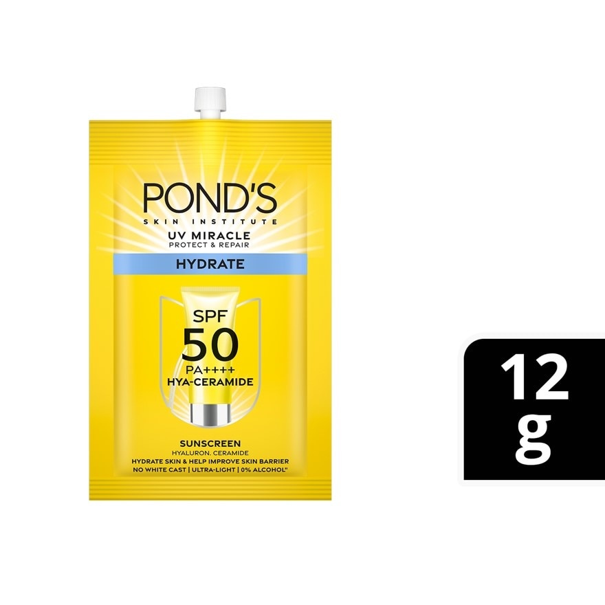 PONDS UV Miracle Hydrate Sunscreen SPF 50 PA++++ 12g