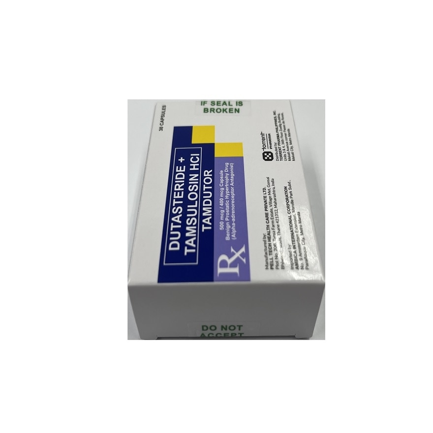 TAMDUTOR Dutasteride + Tamsulosin 500mcg/400mcg Sold Per Piece [PRESCRIPTION REQUIRED]