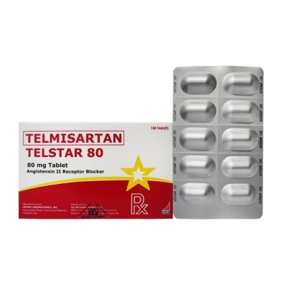 TELSTAR TELSTAR Telmisartan 80mg Tablet Sold Per Piece [PRESCRIPTION REQUIRED]