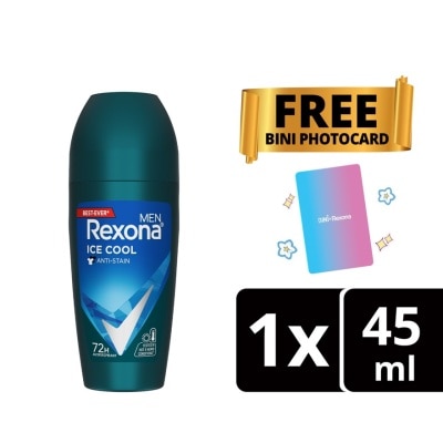 REXONA REXONA Men Ice Cool Anti Stain + BINI Photocard 45ml