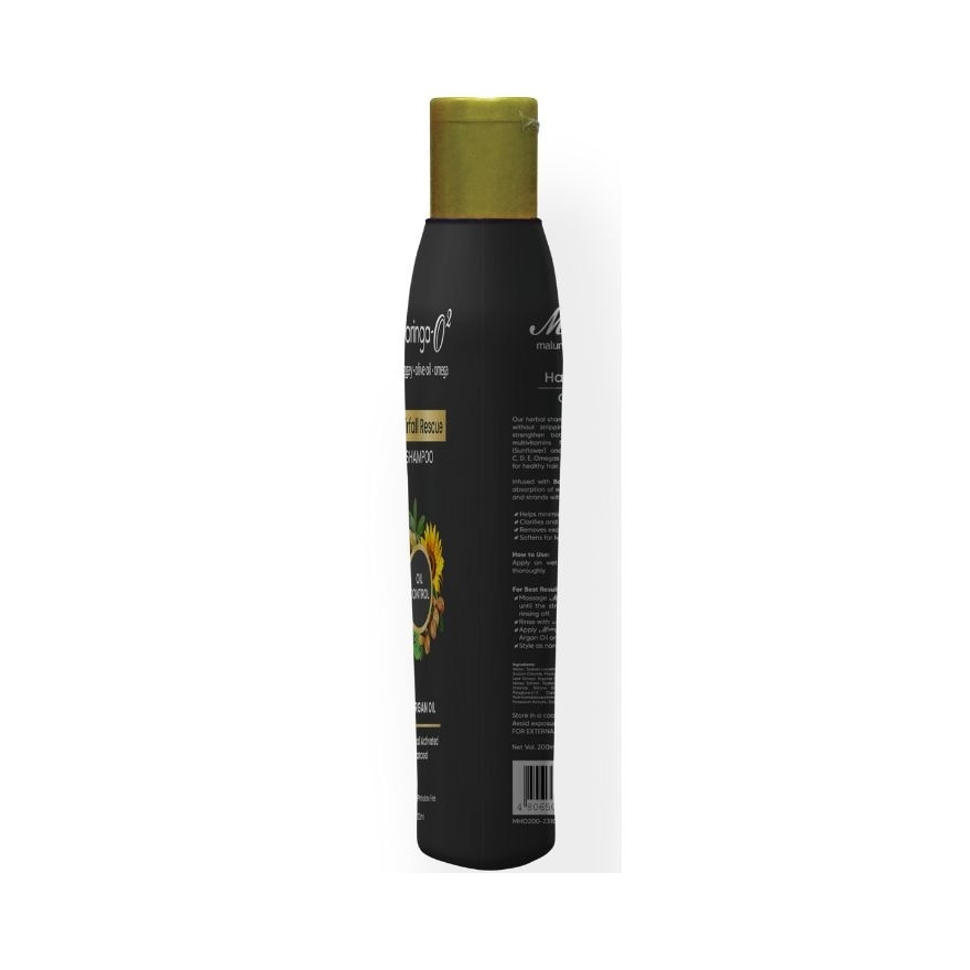 MORINGA-O2 Hair Fall Rescue Shampoo with Argan Oil 200ml