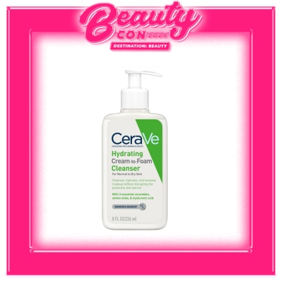 CERAVE Hydrating Cream To Foam Cleanser 236ml