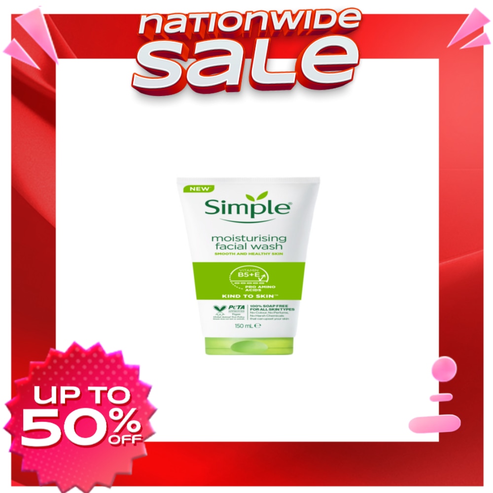 SIMPLE Kind to Skin Moisturizing Facial Wash 150ml