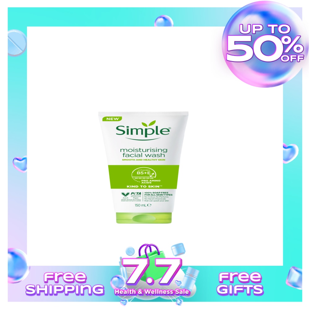 SIMPLE Kind to Skin Moisturizing Facial Wash 150ml