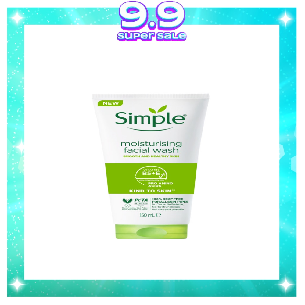 SIMPLE Kind to Skin Moisturizing Facial Wash 150ml