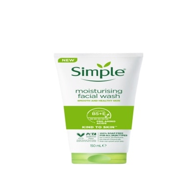 SIMPLE, SIMPLE Kind to Skin Moisturizing Facial Wash 150ml | Watsons ...
