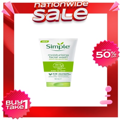 SIMPLE SIMPLE Kind to Skin Moisturizing Facial Wash 150ml