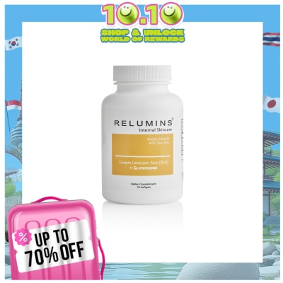 RELUMINS RELUMINS GLA Plus Glutathione Dietary Supplement 30 Softgels
