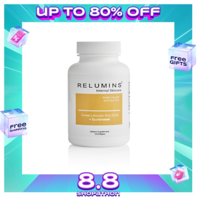 RELUMINS RELUMINS GLA Plus Glutathione Dietary Supplement 30 Softgels