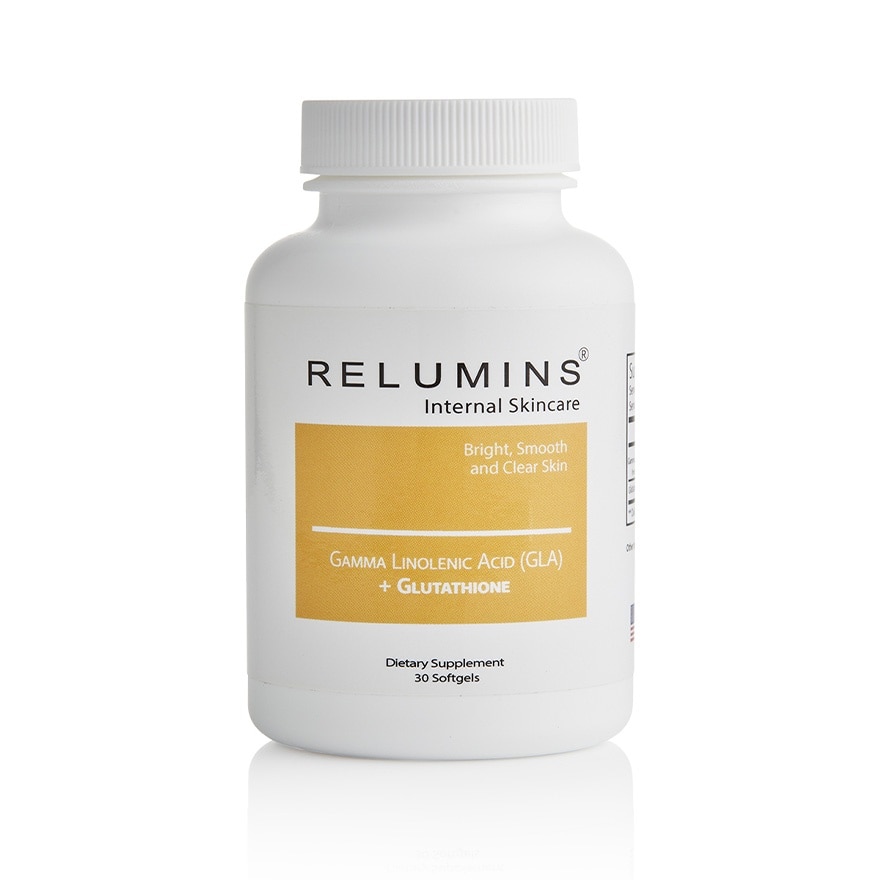 RELUMINS GLA Plus Glutathione Dietary Supplement 30 Softgels