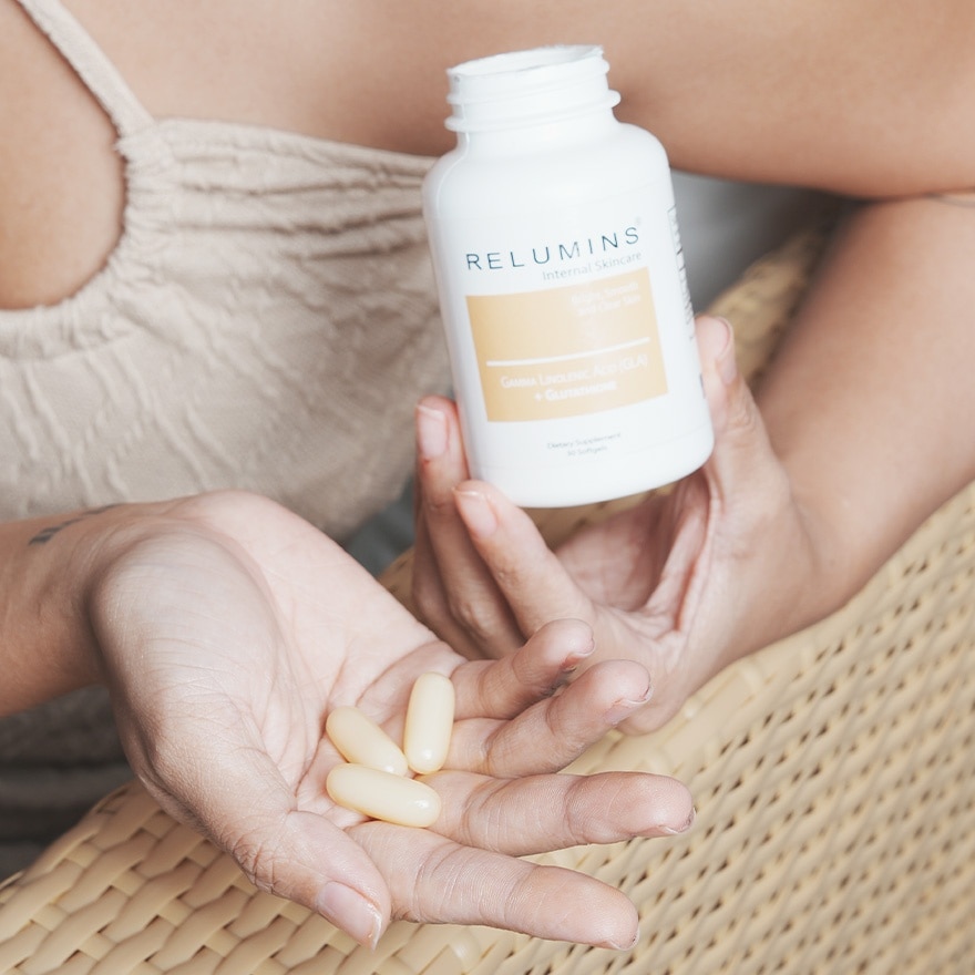 RELUMINS GLA Plus Glutathione Dietary Supplement 30 Softgels