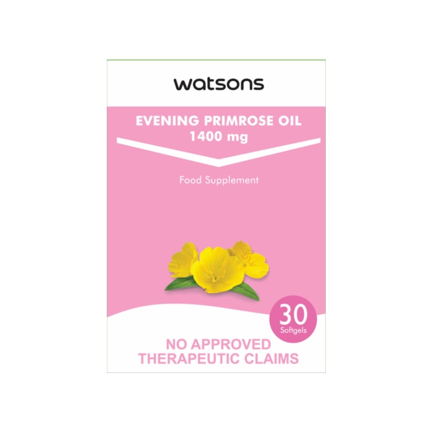 WATSONS GENERICS Evening Primrose Oil Softgel Capsules 1400mg 30s Pack