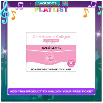 WATSONS GENERICS WATSONS GENERICS Glutathione + Collagen 800mg Capsule 30s