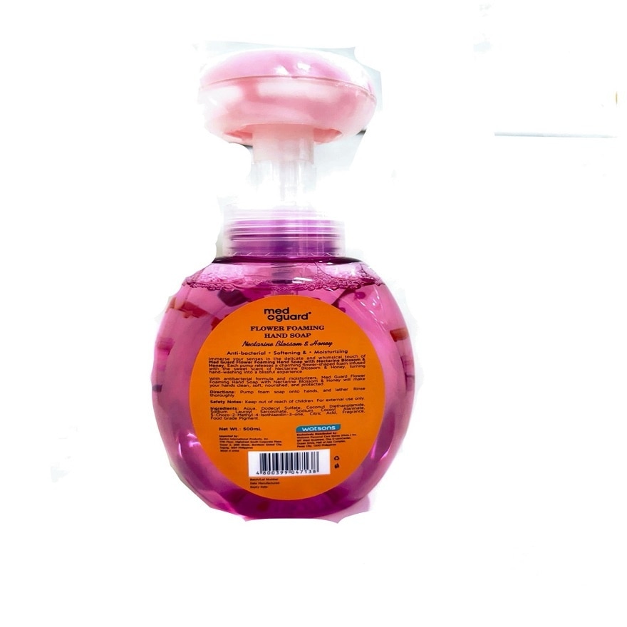MED GUARD Flower Foaming Hand Soap Nectarine Blossom and Honey 500ml