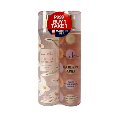 NICOLE MILLER NICOLE MILLER White Lily and Melon & Radiant Aura Body Mist 237ml