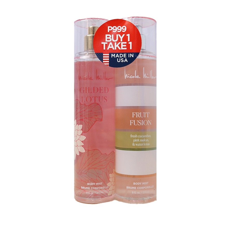 NICOLE MILLER Gilded Lotus & Fruit Fusion Body Mist 237ml