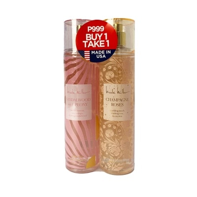 NICOLE MILLER NICOLE MILLER Sandalwood and Peony & Champagne Roses Body Mist 237ml