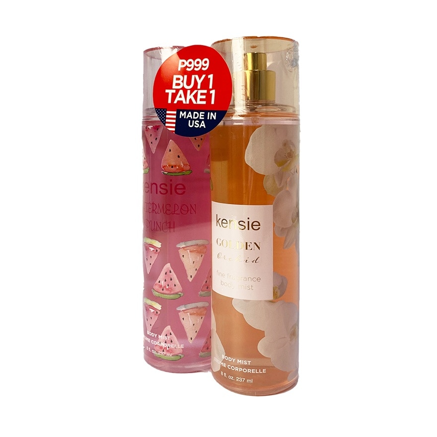 KENSIE Watermelon Punch & Golden Orchid Body Mist 237ml